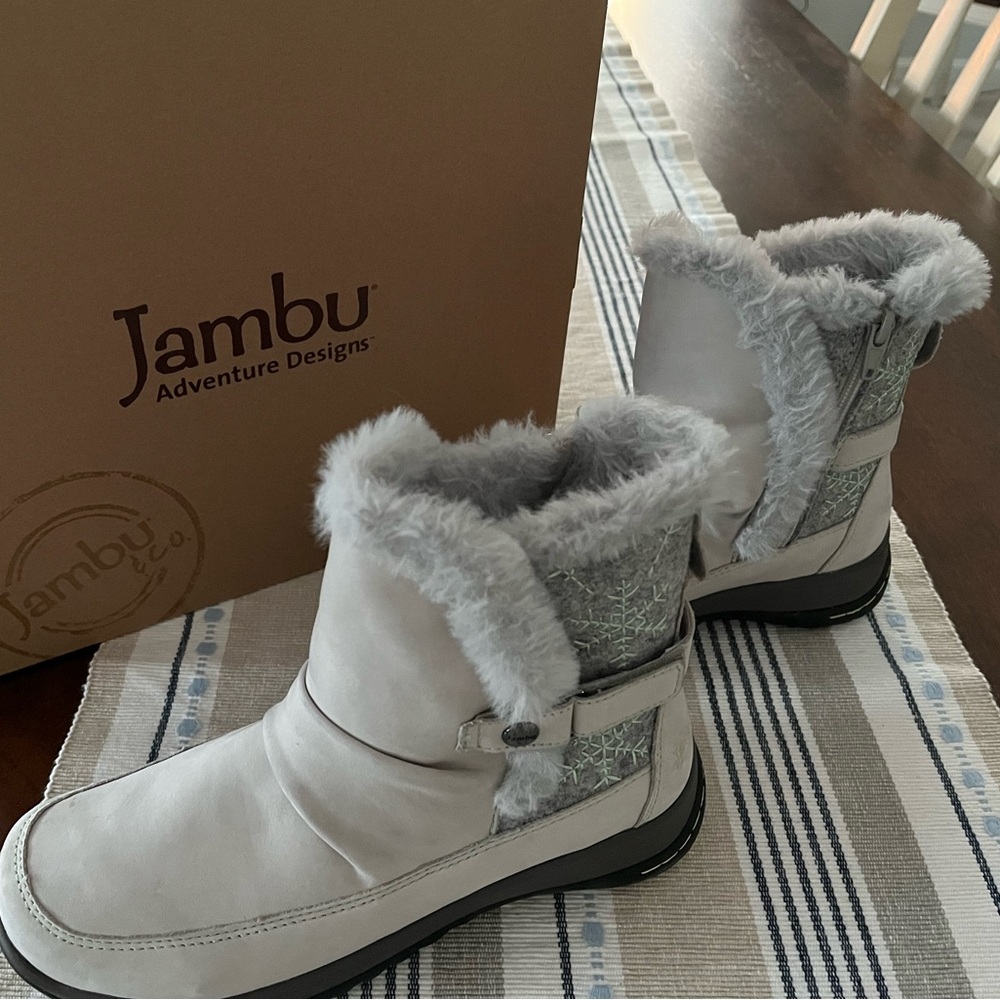 Jambu Women's Gray Winter Boots
